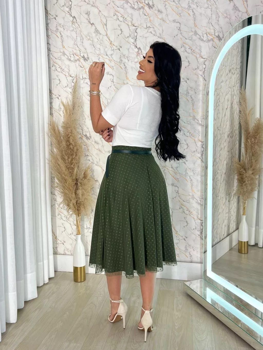 Saia de Tule Godê Acompanha o Cinto - Imagem 3