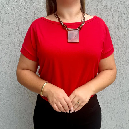 Blusa Feminina Básica Tecido em Malha - Imagem 8