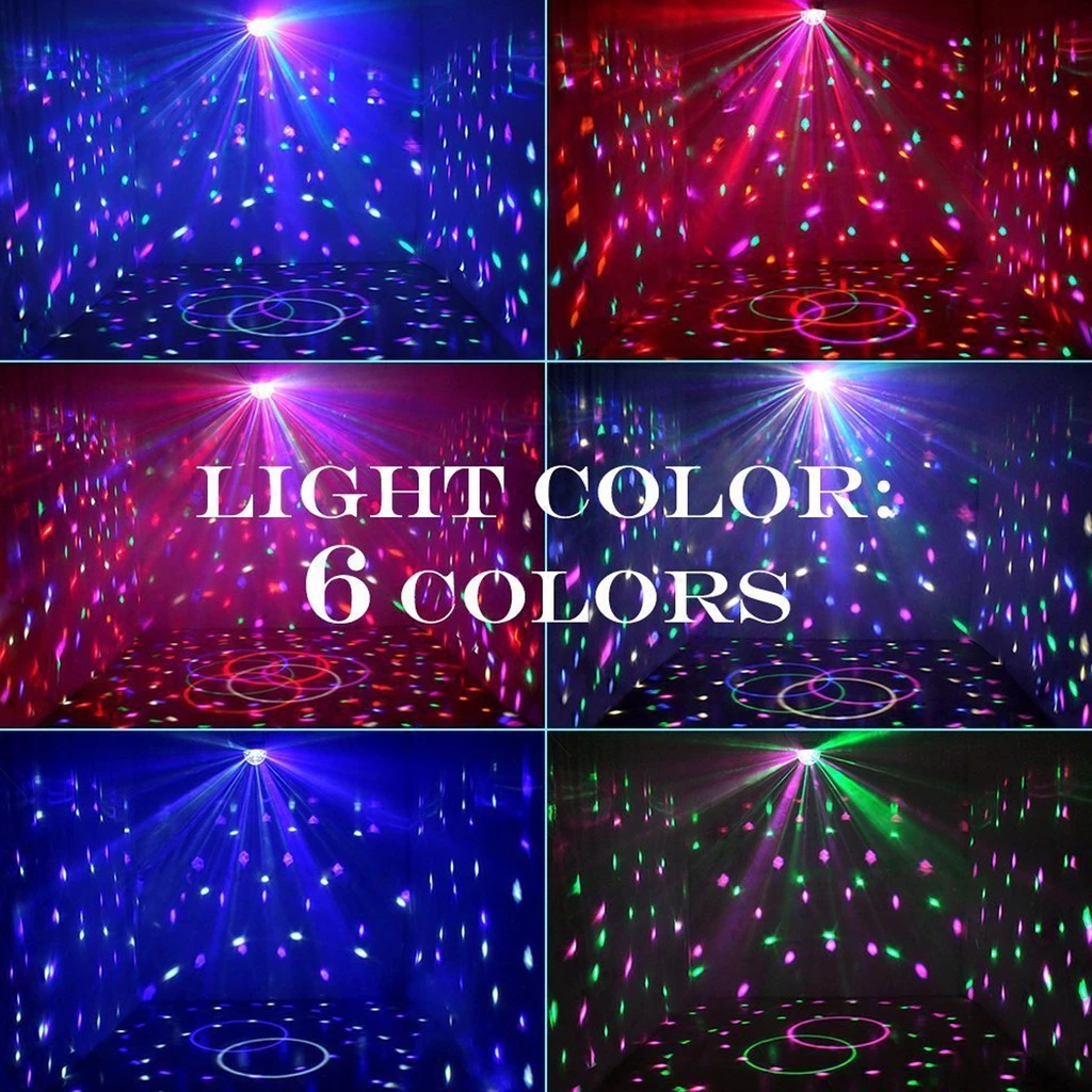 Bola Maluca Led Globo De Luz 9 Cores 24w Rgb Dmx Ritmico Cristal - Imagem 6