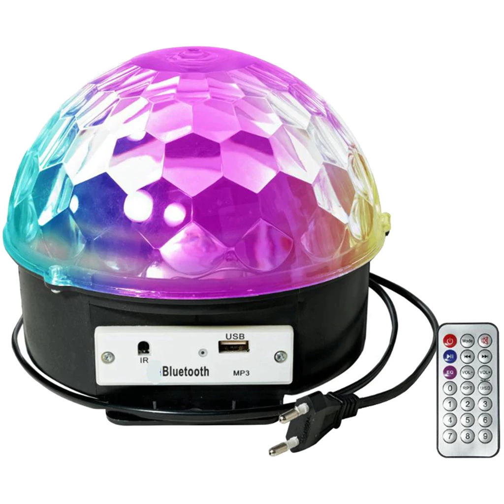 Bola Maluca Led Globo De Luz 9 Cores 24w Rgb Dmx Ritmico Cristal - Imagem 7