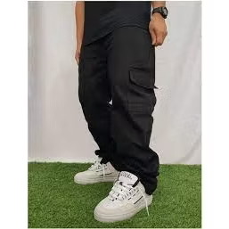 Calça Cargo 6 Bolsos skate Larga