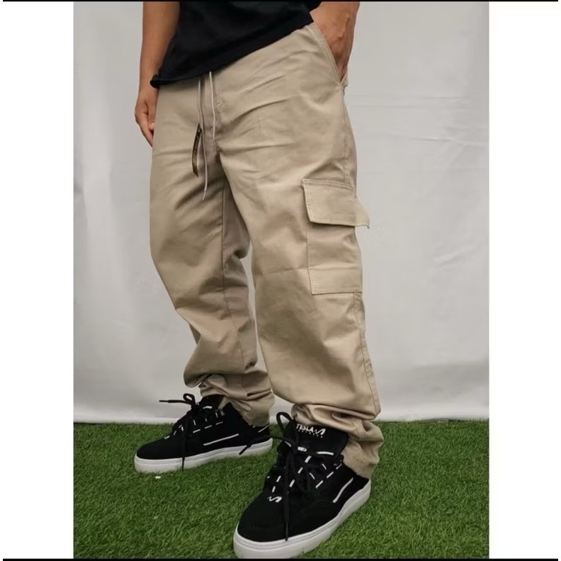 Calça Cargo 6 Bolsos skate Larga - Imagem 3
