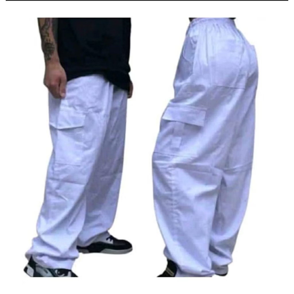 Calça Cargo 6 Bolsos skate Larga - Imagem 4