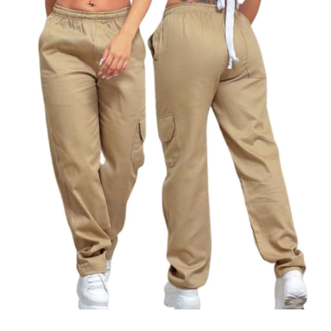 Calça Cargo Feminina Sem Punho - Imagem 4